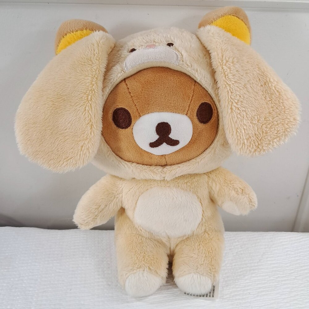 San-X Rilakkuma Bunny Plush costume sleeping bag Toy Sanrio rabbit soft doll‎